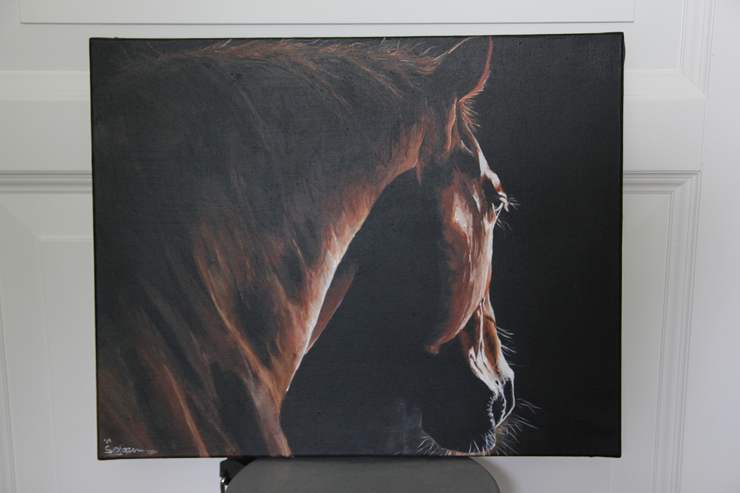 schilderij paard