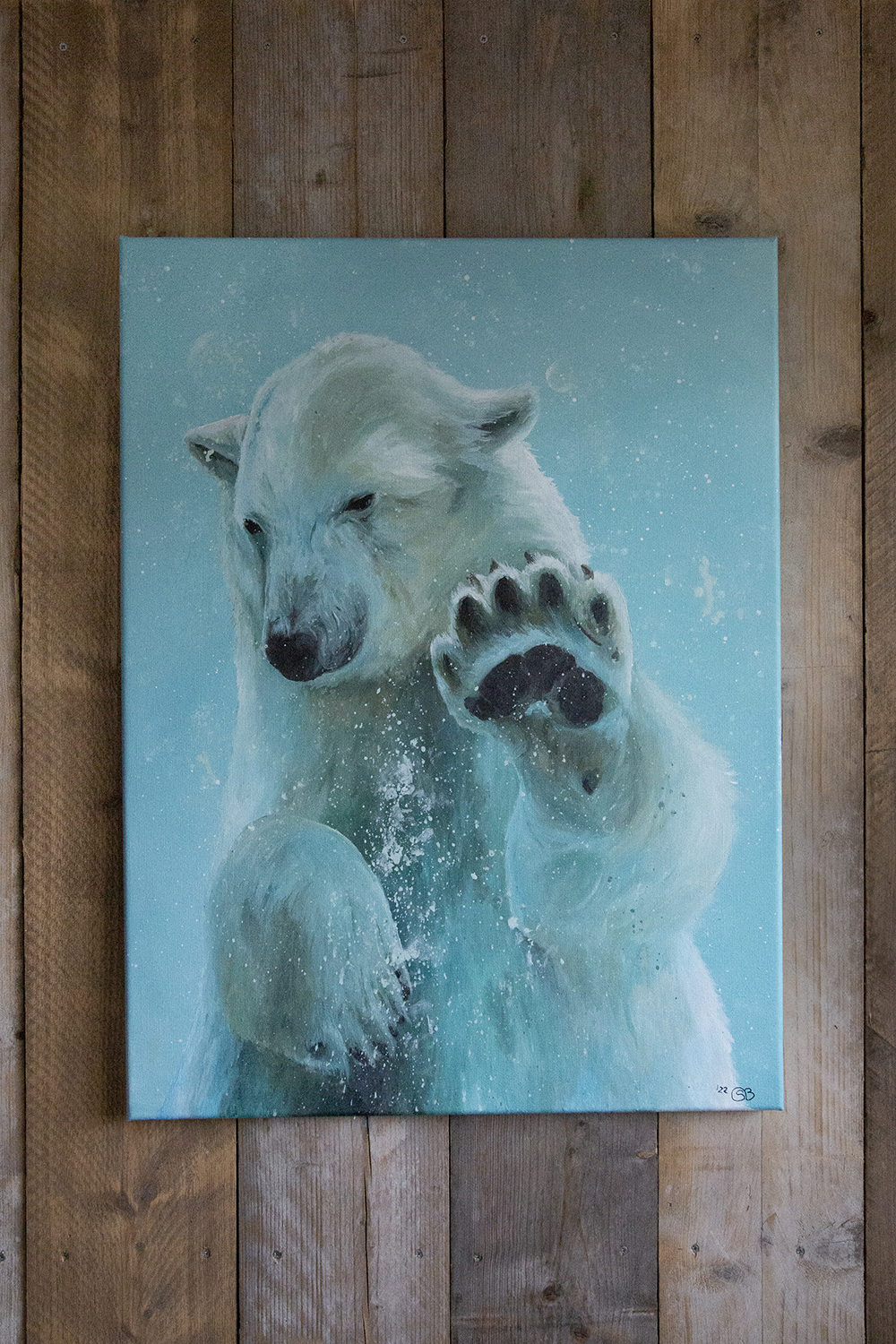 schilderij ijsbeer